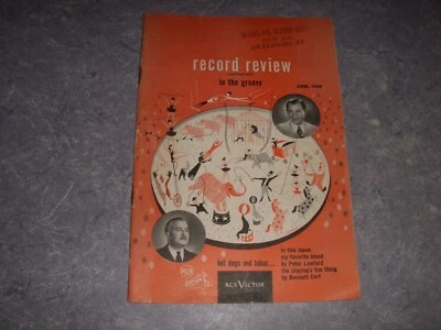 RECORD REVIEW/IN THE GROOVE Magazine, JUNE 1949, RODGERS AND HAMMERSTEIN SCORE! Foto 1 de 3