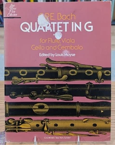 Quartet in G for Flute, Viola, Cello and Cembalo by C.P.E. Bach - Picture 1 of 4
