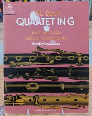 Quartet in G for Flute, Viola, Cello and Cembalo by C.P.E. Bach - Image 1 of 4