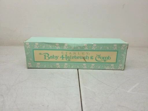 Stanley Nº 4061 Juego de Cepillo y Peine para Bebé Vintage Cuidado Infantil Hecho en EE. UU. Foto 1 de 4
