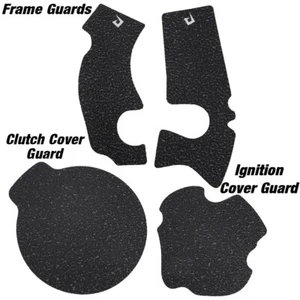 Black Engine & Frame Guards 2005-2025 Yamaha YZ125 Cover Grip Tape YZ125X - Foto 1 di 5