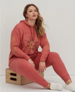 Torrid Ultra Soft Moon & Star Hoodie (Size 6) And Jogger (Size 4) Set Muted... - Picture 1 of 6