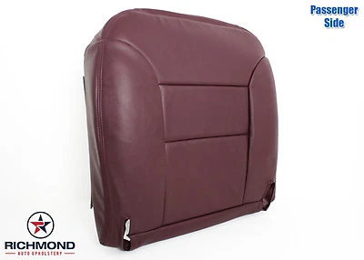 1995 - 1999 年吉姆西育空郊区 SLT - 乘客侧底皮革座椅套红色 — 第 1/4 张图片