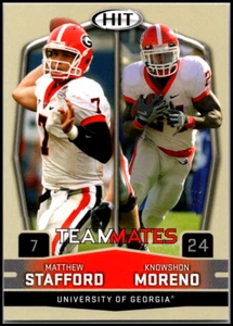 2009 SAGE HIT   #56 Matthew Stafford / Knowshon Moreno TM FREE SHIPPING! - Picture 1 of 2