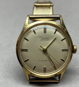 Vintage Diehl reloj compacto reloj de pulsera 17 piedras movimiento Junghans 620 [4006-10] - Imagen 1 de 9