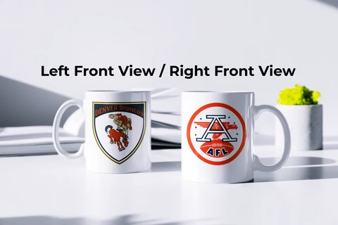 AFL NFL 1962 Denver Broncos Vintage Logo White Ceramic Coffee Mug 11oz New Cover
