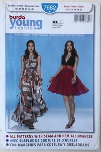 Burda 7682 Misses Dresses Vestido Kleid Sewing Pattern Sz 10-20 - Picture 1 of 1
