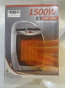 Ceramic Fan Heater, Portable, 1500W, 120V In Box Never Opened - Picture 1 of 3