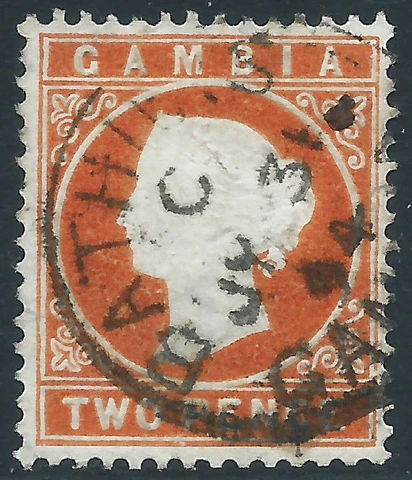 Gambia, Sc #14, 2d Used Cover