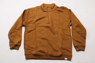 Sudadera tejida de lana suave cuello falso cremallera cuarto niños Gap JL3 camel talla XL NUEVA CON ETIQUETAS Foto 1 de 3
