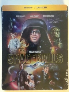 SPACEBALLS BEST BUY EXCLUSIVE BLU RAY STEELBOOK / METALPAK NEW SEALED - Picture 1 of 2