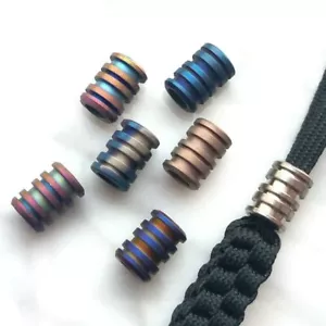 Paracord Perlenseil Kordeln Anhänger Titan Legierung Perlen Zubehör Anhänger 1 Stck. - Bild 1 von 17