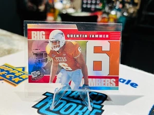 2002 Press Pass - Big Numbers #BN 30 Quentin Jammer TEXAS LONGHORNS RC - Picture 1 of 2