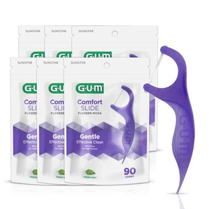 Comfort Slide Floss Picks - Perfect for Tight Teeth - Extra Strong Shred-Resi... - Picture 1 of 8