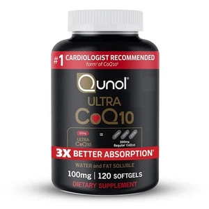CoQ10 100mg Softgels, Ultra CoQ10 100mg, 3x Better Absorption, Antioxidant fo... - Picture 1 of 8
