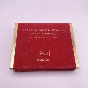 Vintage GM Electro-Motive Division 2 Decks Spielkarten La Grange IL Filzzug - Bild 1 von 5