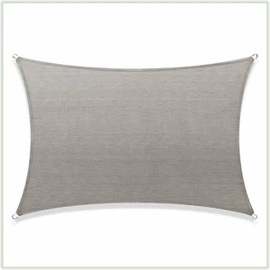 14 Fuß x 20 Fuß 190 GSM grau rechteckig Sonnenschutz Segel Bildschirm Baldachin, Outdoor und - Bild 1 von 12