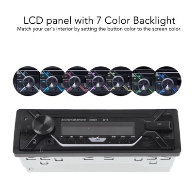 NEU Hot Player Single Din 12V/24V MP3 Player FM Radio Receiver & Adju - Bild 1 von 4