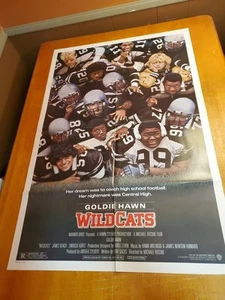 Wildcats Original Movie Poster 27x41 Folded Theater One Sheet 1985 Goldie Hawn - Picture 1 of 14