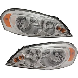 Halogen Headlight Left and Right For 2006-13 Chevrolet Impala 06-07 Monte Carlo - Picture 1 of 12