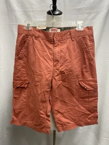 NWT Levi’s Boys Cargo Shorts Valencia Orange Boy’s Size 18 - Picture 1 of 2