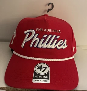 Sombrero de cuerda rojo Philadelphia Phillies marca 47 - Imagen 1 de 5