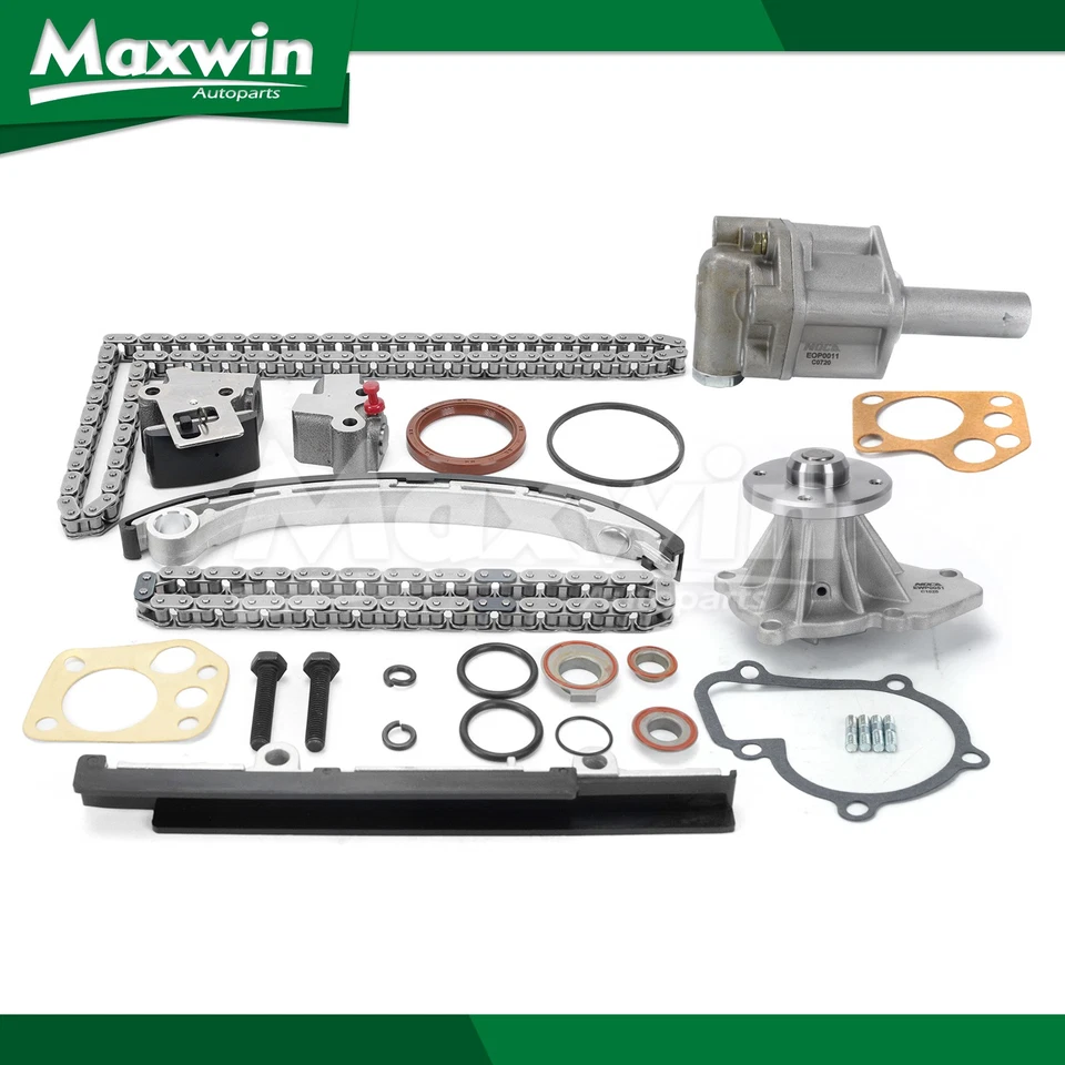 Kit de corrente de distribuição bomba de água óleo ajuste 98-04 Nissan Frontier 01-04 Xterra 2.4L - Imagem 1 de 4