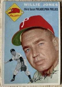 1954 Topps #41 Willie Jones EX (will combine shipping) - Picture 1 of 2