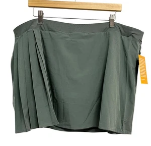 Avia Plissee Skort Damen XXXL 22 grau grün Ton Tennis Golf Sport Taschen - Bild 1 von 12