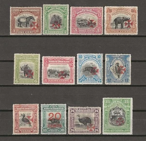 Borneo Norte 1916 SG 202/213a COMO NUEVO - Imagen 1 de 2
