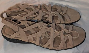 Cobbie Cuddlers Womens Brown Strappy Sandals Size 11 W Tan - Picture 1 of 10
