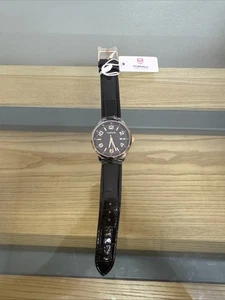 Swiss Brand TOPHILL MENS WTACH BLACK W/ Copper Inlay New W/ Tags - Picture 1 of 7
