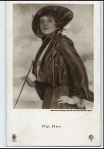 ~1910/20 MIA MAY Schauspielerin Österreich alte Postkarte Actor Postcard - Picture 1 of 1