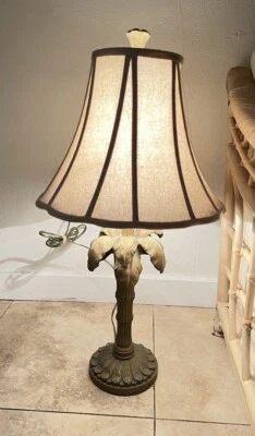 Vintage Monaco Palm Tree Lamp - Image 1 of 2