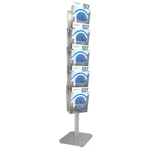 Brochure Island Stand - Brochure Display Stand, Flyer Menu Display Stand - Picture 1 of 8