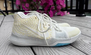 Nike Kyrie 3 Ivory Basketball Sneakers 859466-101 Women's 8.5/ Men's 7/ Youth 7 - Picture 1 of 10