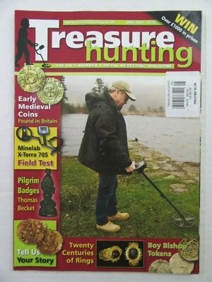 TREASURE HUNTING -U.K. Metal Detecting Magazine May 2012 (FREE SHIPPING) - Image 1 of 2