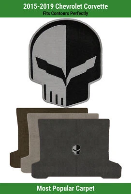 Alfombra de cubierta Lloyd Ultimat para Chevrolet Corvette 2015-2019 con logotipo de Jake Foto 1 de 4