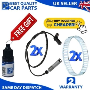 FOR BMW 1 3 SERIES E88 E90 E91 REAR WHEEL ABS SPEED SENSOR & ABS RING - Picture 1 of 10
