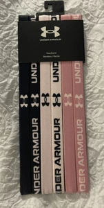 Under Armour Women's 6PK UA Graphic Headbands Pink/Black -New! - Picture 1 of 2