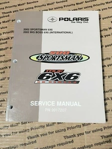 POLARIS 2002 Sportsman 6x6 Big Boss 6x6 international ATV Service Manual 9917207 - Imagen 1 de 3