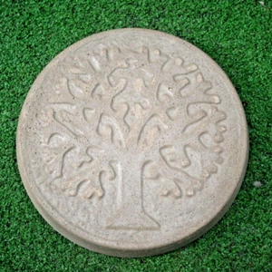 Tree of Life Stepping Stone/Display, Grey 230 x 36mm Frost Proof & Sealed - Picture 1 of 5