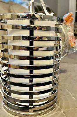 Avenue 1 Light Mini 5.5” Pendant Polished Chrome  PND-870 New No Box - Image 1 of 4