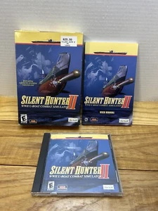 Silent Hunter II - WWII U-Boat Combat Simulator PC Game w/ User Manual -Ubisoft - Picture 1 of 6