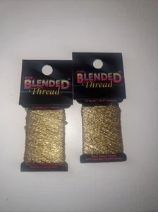 2 Packages 15 Yds each Pre-Blended Blue Thread for Cross Stitch Projects - Picture 1 of 3