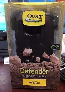 Otterbox Defender series case With Belt Clip For HTC One M9 Black - Picture 1 of 3