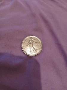 Rare FRANCE 5 FRANCS 1972 HIGH GRADE SILVER COIN - Picture 1 of 5