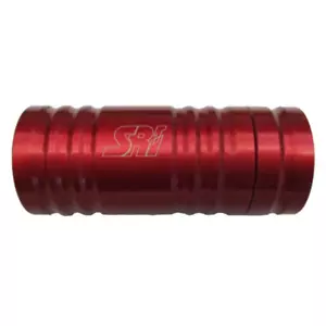 Fuel Check Valve, #8 AN Female Ports, Aluminum, Red Anodized - Picture 1 of 2