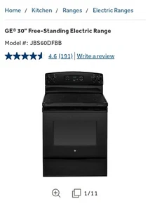 GE® 30" Free-Standing Electric Range - Picture 1 of 3