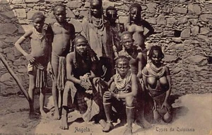 Angola - ETHNISCHER AKT - Eingeborene aus Quissama - Hrsg. Eduardo Osorio 468 - Bild 1 von 2